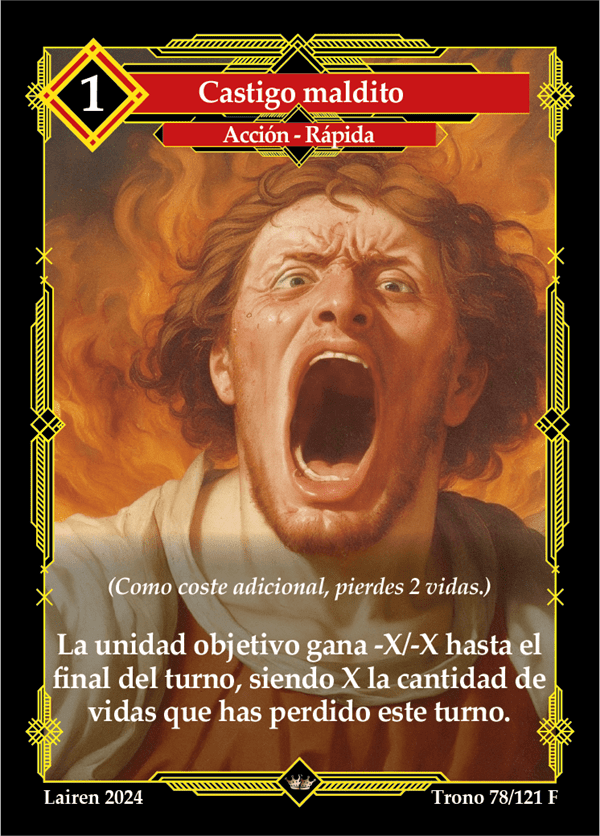 078 Castigo Maldito 1ra Edicion Full Art - Coste 1