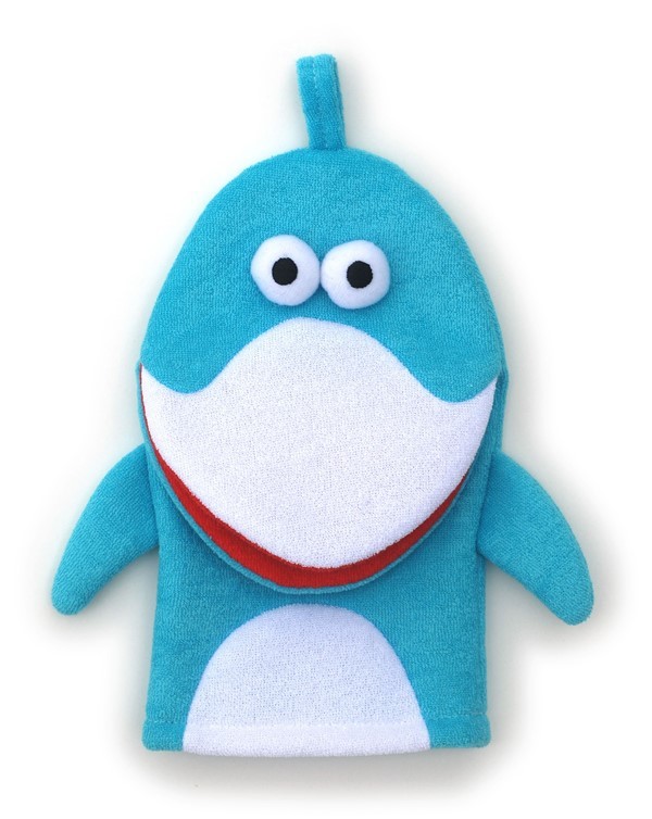 Basicare Manopla de Baño Para Niños (Delfin) alt