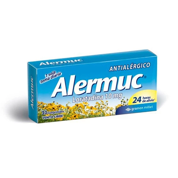 Alermuc Loratadina Dosis 10 mg
