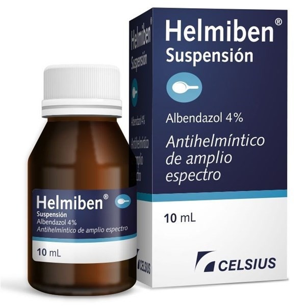 Helmiben Suspension | 10 Ml | Albendazol #1