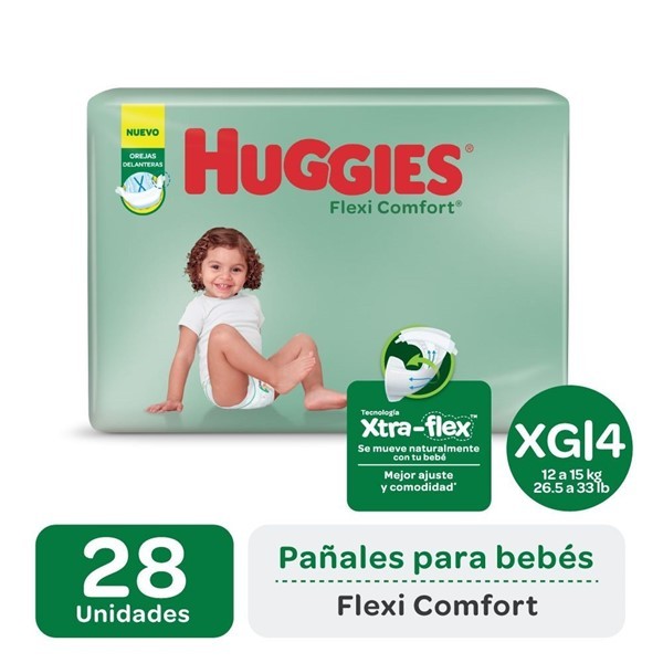 Huggies Pañales Active Sec Talle Xg (28 Unidades) #1