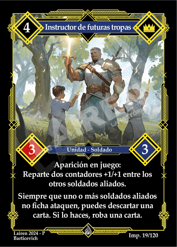 019 Instructor De Futuras Tropas - Coste 4 #1
