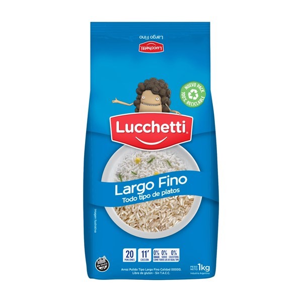 Arroz Largo Fino 00000 Lucchetti 1 Kg. #1