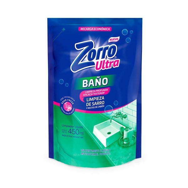 Limpiador Antisarro Zorro Baño Doy Pack 450 ml #1