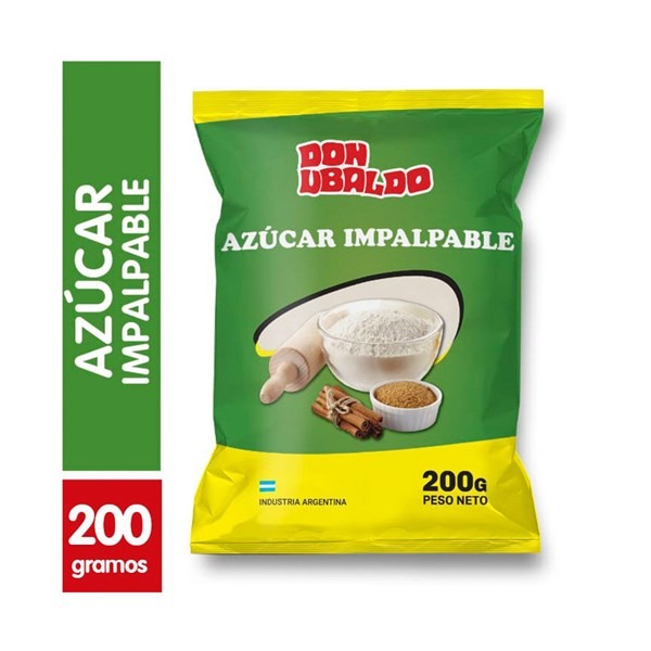 Azúcar Impalpable Don Ubaldo 200 g. #1