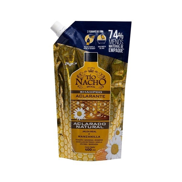 Tio Nacho Shampoo Aclarante Doy Pack 400 ml #1
