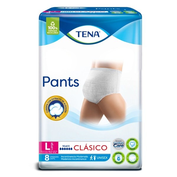 Tena Ropa Interior Pants Clásico Talle l (8 Unidades) alt
