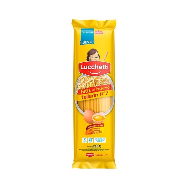 Luchetti Fideos Lucchetti Tallarin Huev N7 500 Xg #1