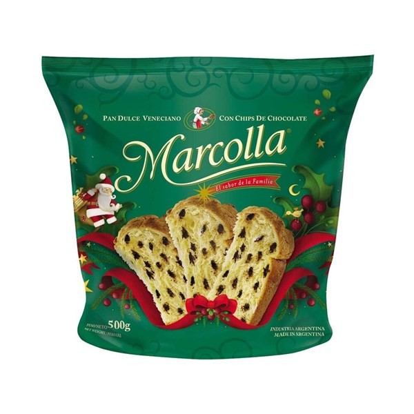 Pan Dulce Marcolla Con Chips de Chocolate 500 g. #1