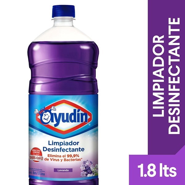 Ayudin Limpiador Desinfectante Ayudín Lavanda (botella) 1.8 L
