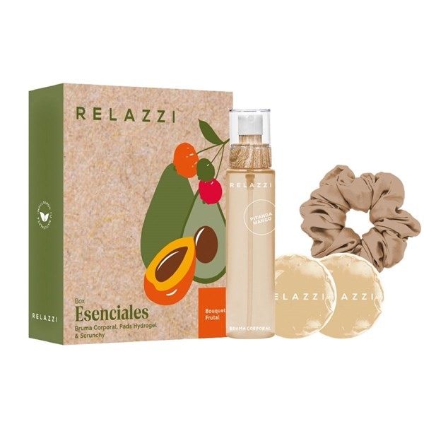 Relazzi Box Esenciales Bouquet Frutal (Bruma Corporal + Pads + Scrunchy) #1