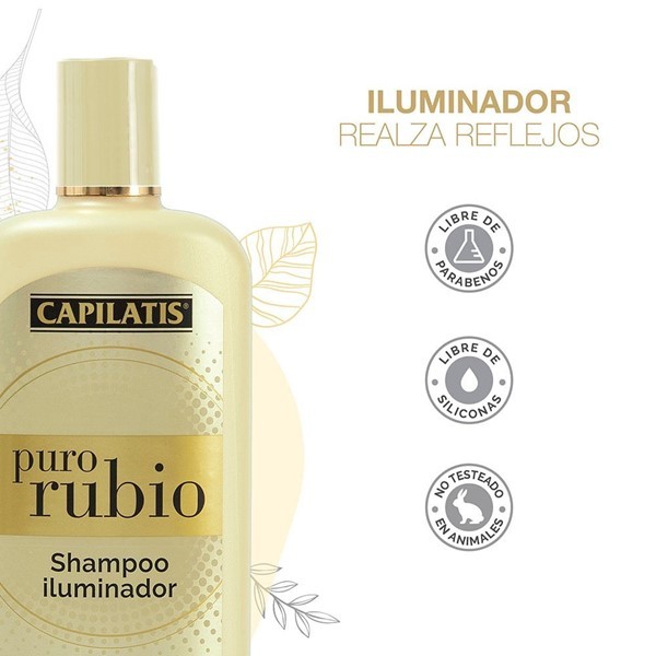 Capilatis Shampoo Iluminador Línea Puro Rubio 420 ml alt