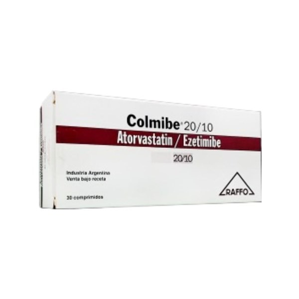 Raffo Colmibe Atorvastatín + Ezetimibe 20 / 10 Mg x 30 Comp #1