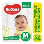 Huggies Triple Protección Pañales Mediano x 52 Unidades #1