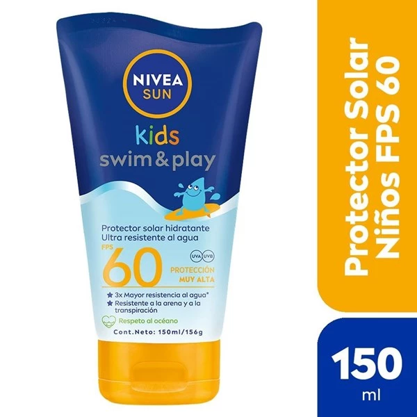 Nivea Protector Solar Sun Kids Swim & Play Fps50 150 ml