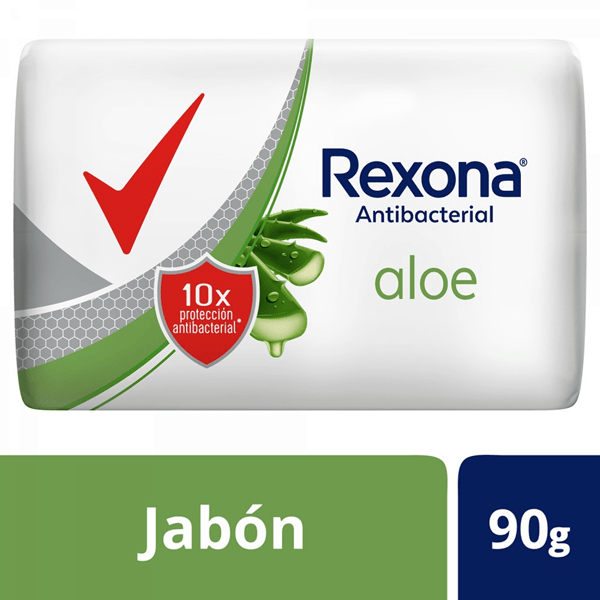 Jabón Rexona Antibacterial Alow En Barra X 90 gr