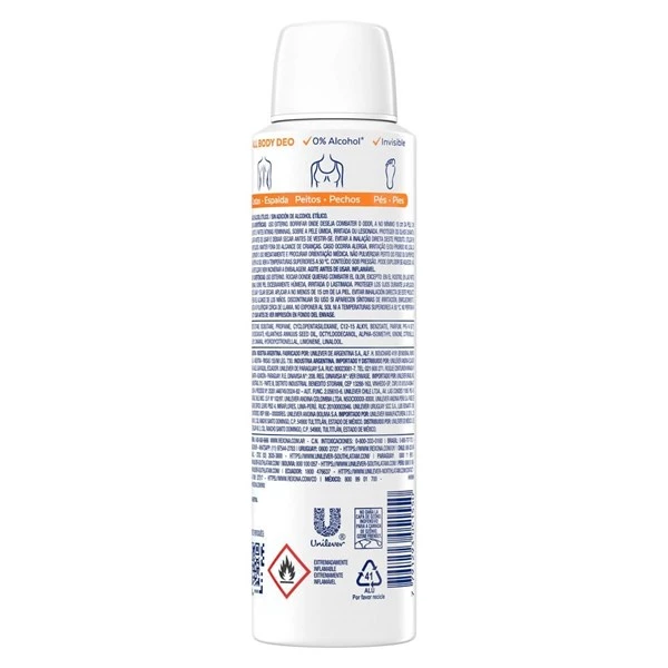 Desodorante Rexona All Body Deo Fresh Citrus x 150 ml alt