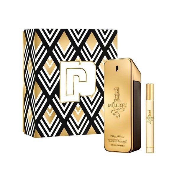 Rabanne Set One Million Edt 200 ml + Travel Size Tamaño 2 Unid