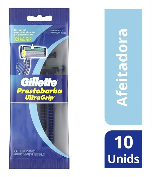 Gillette Máquinas de Afeitar Prestobarba Ultragrip 10 un #1