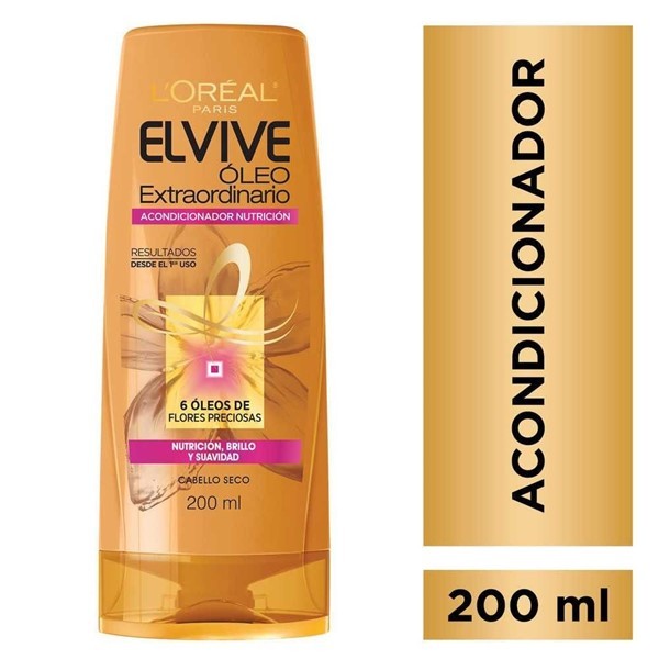 Elvive Acondicionador Oleo Extraordinario Nutricion Universal 200 ml alt