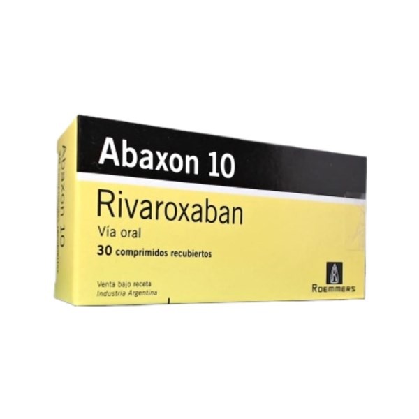 Roemmers Abaxon Rivaroxabán 10 Mg x 30 Comp Recubiertos #1