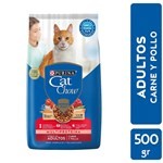 Alimento Gatos Cat Chow Adulto Carne Pollo 500 G #1