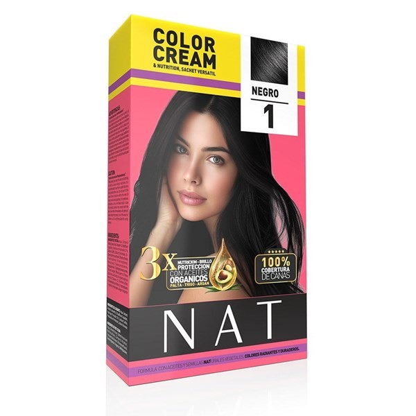 Nat Kit Tintura Color Cream & Nutrition Color 1 Negro