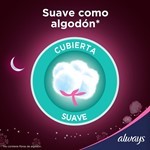 Always Toallas Femeninas Ultrafina Nocturna Con Alas 7 Unidades #5