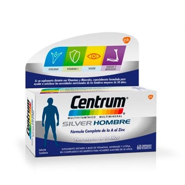 Centrum Suplemento Dietario Multivitamínico Silver Hombre (60 Cmp) alt
