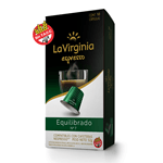 Café en Cápsulas La Virginia Espresso Equilibrado x 52 g #1