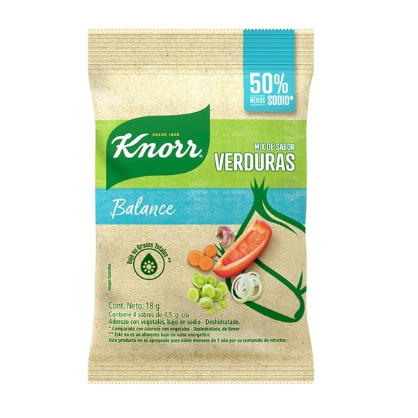 Caldo Graduado Knorr De Verdura X4 4.4 G. alt