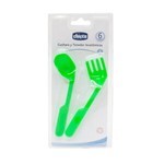 Chicco 71231 Cubiertos Anatomicos Blancos #1