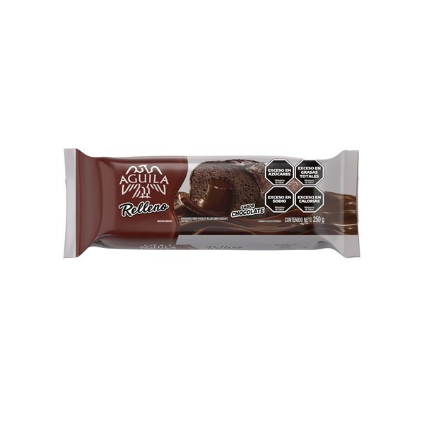 Budin Relleno Aguila Sabor Chocolate 250 grs #1