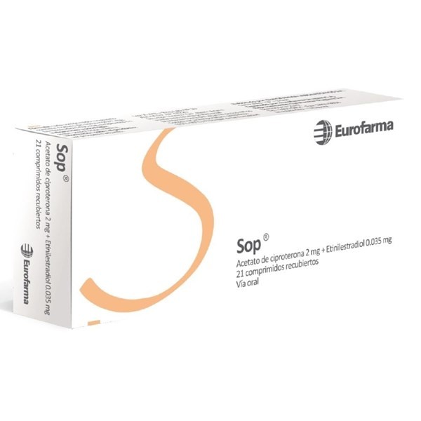 Sop | 21 Comprimidos | Ciproterona + estrógeno #1