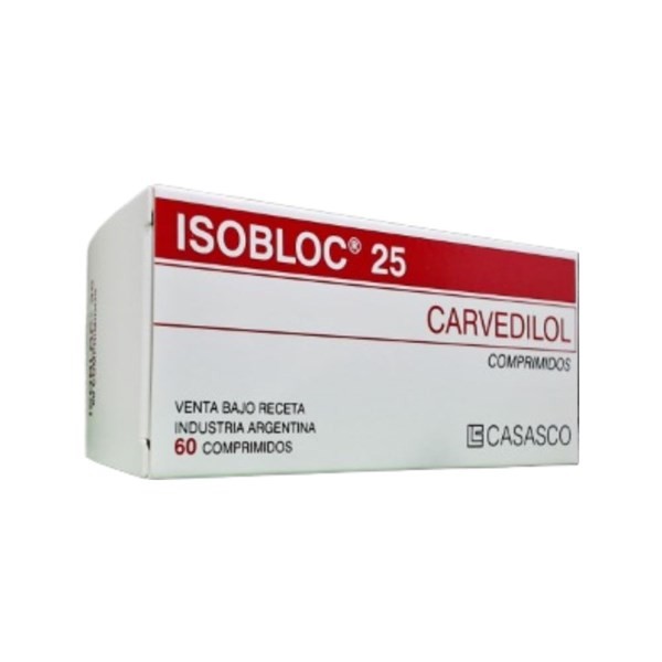 Casasco Isobloc 25 Mg Carvedilol x 60 Comp #1