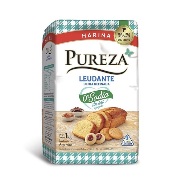 Harina Leudante Pureza Sin Sodio 1kg #1