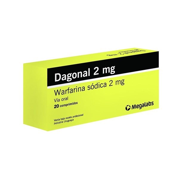 Dagonal 2 Mg | 20 Comprimidos | Warfarina #1