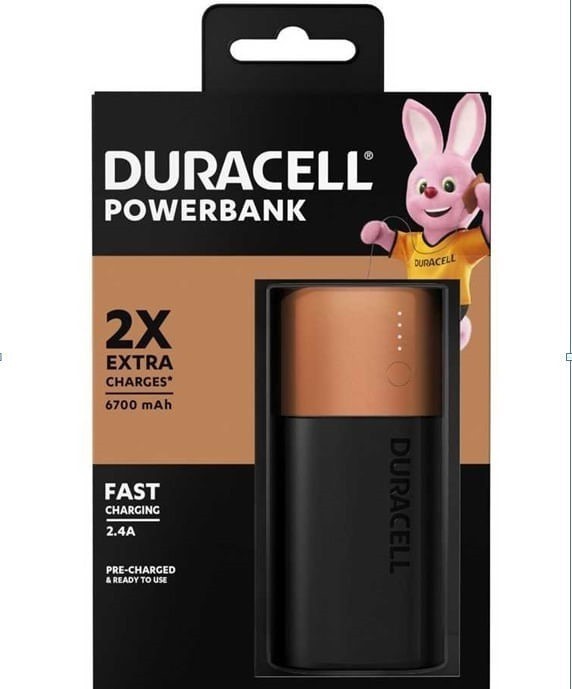 Duracell Power Bank 6700 mah Carga Portatil