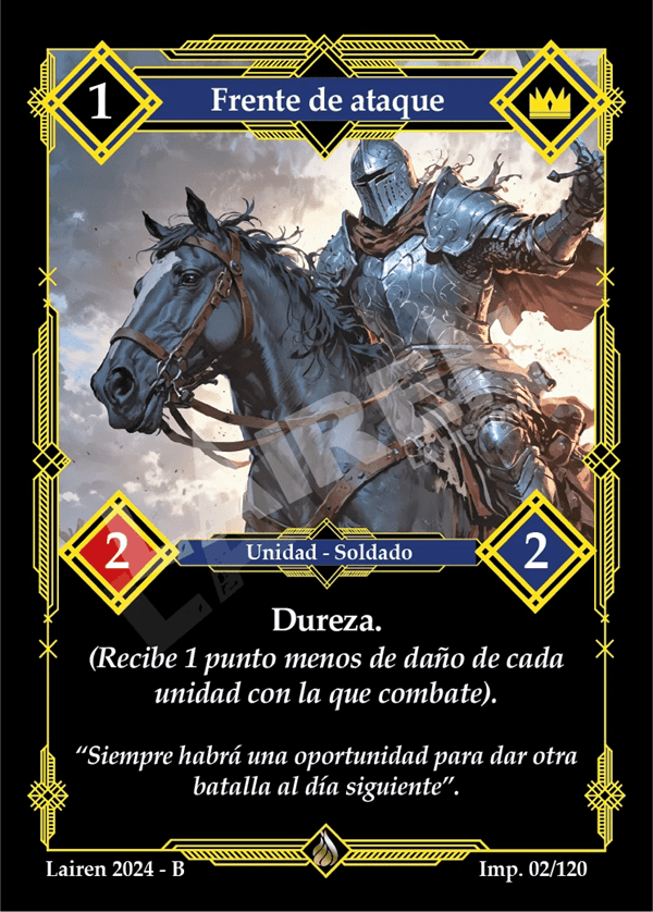 002 Frente De Ataque - Coste 1