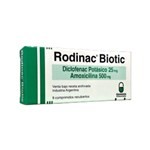 Geminis Farmacia Rodinac Biotic Amoxicilina + Diclofenac x 9 Comp Recubiertos #1