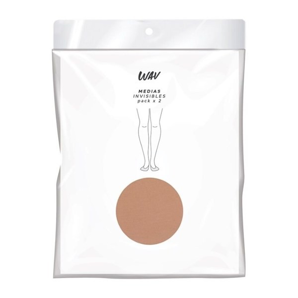 Media Balerina de Lycra Wav Beige x 2 U