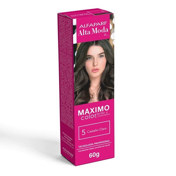 Alfaparf Alta Moda Coloracion Crema 5 Castaño Claro alt