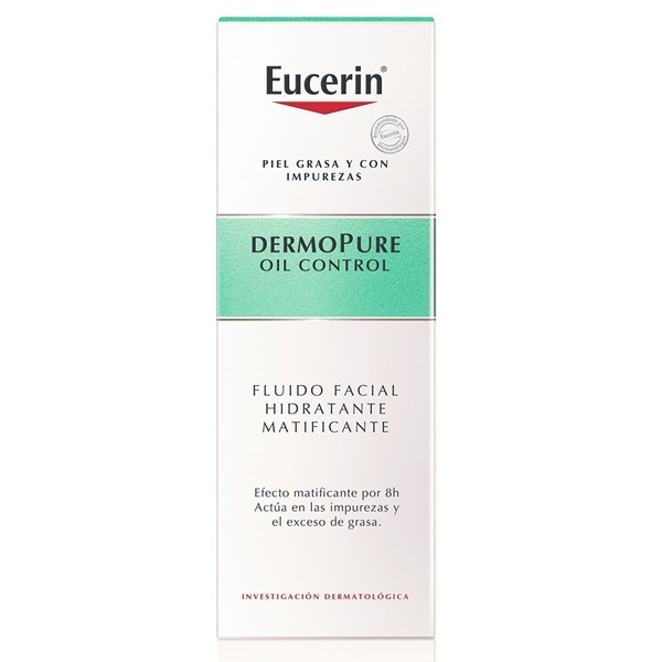 Eucerin Fluido Matificante Dermopure Oil Control Efecto Antibrillo 8 Horas 50 ml alt