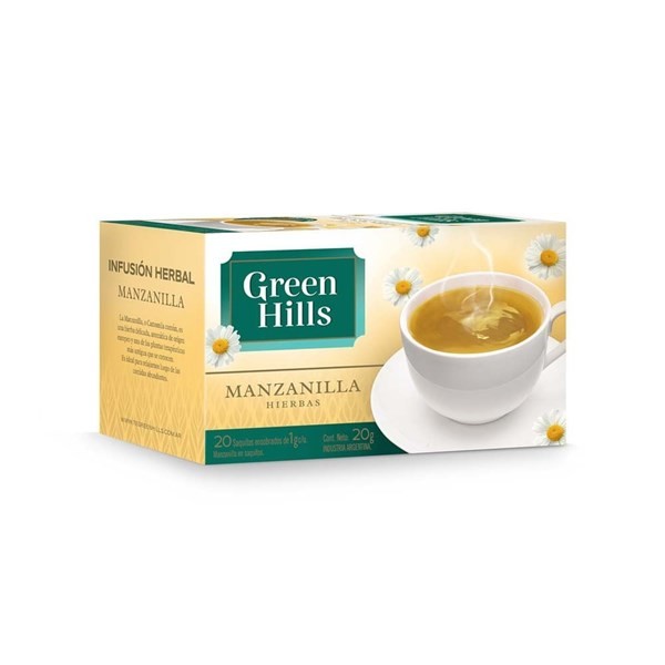 Te Green Hills Manzanilla X20 Saquitos