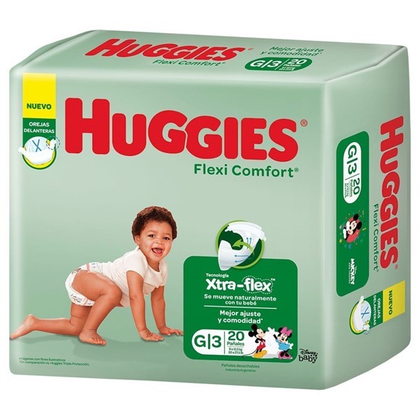 Huggies Active Sec Pañales Grande 9-12,5 kg 20 Unidades alt