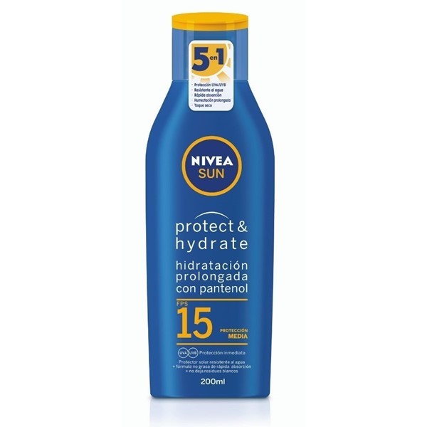 Protector Solar Humectante Nivea Sun Protect & Hydrate Fps 15 en Lociónx 200 ml #1