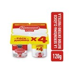 Genérico Yogur Entero Batido La Serenísima De Frutilla Clásico X 4 120 Grs #1