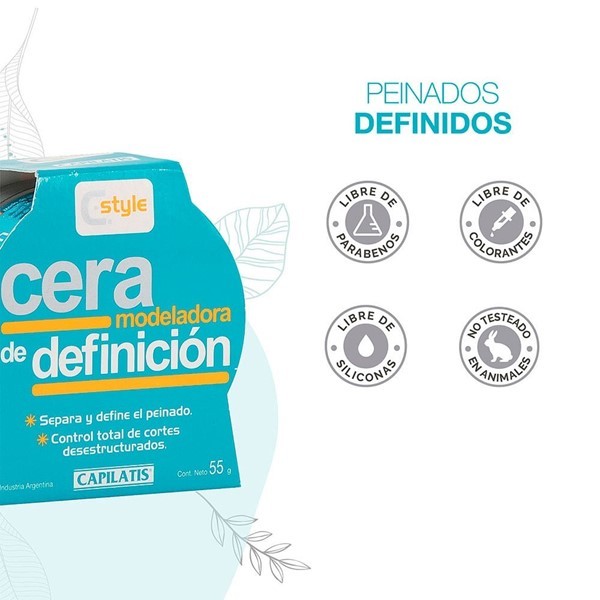 Cera Modeladora Capilatis para el cabello 55g alt