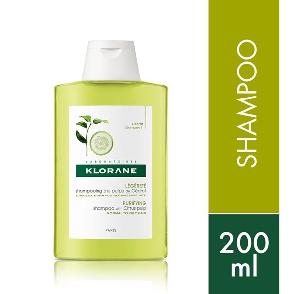 Klorane Shampoo Purificante Cedrat Para Cabellos Grasos 200 ml #1