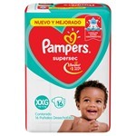 Pañal Pampers Supersec Megapack Xxg #2